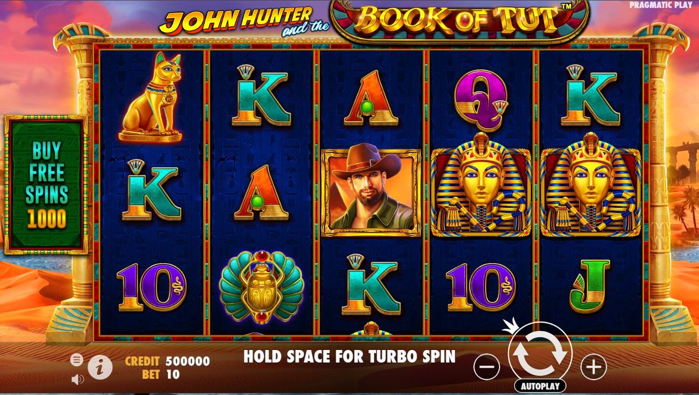 John Hunter and the Book of Tut Slot